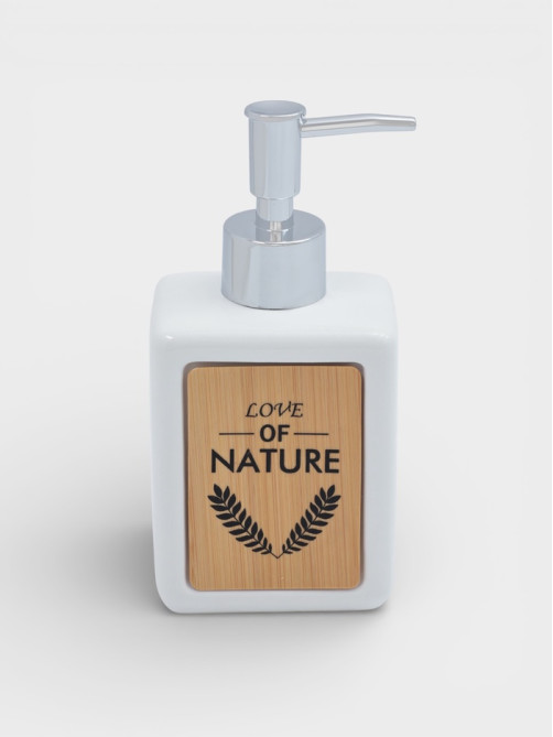 Дозатор для мыла SAVANNA «Природа», 350 мл, белый