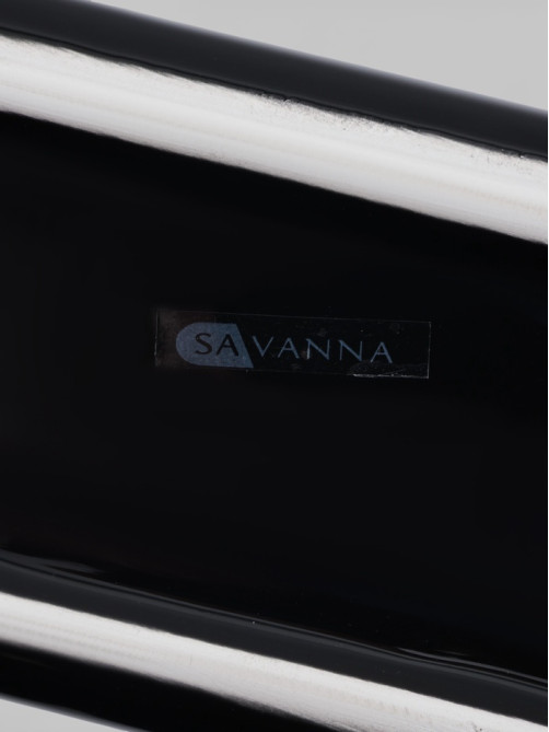 Дозатор для моющего средства SAVANNA «Природа», 450 мл, с подставкой для губки, чёрный