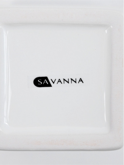 Дозатор для мыла SAVANNA «Геометрика», 250 мл, на подставке, белый