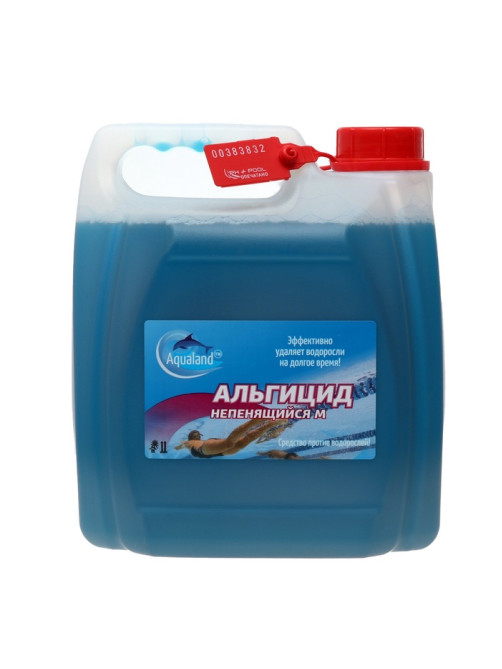 Средство против водорослей Aqualand, альгицид непенящийся М, 3 л