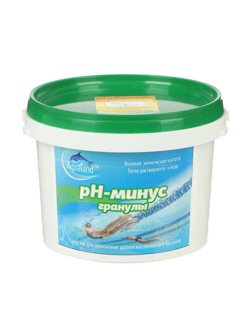 Регулятор PH-минус Aqualand, гранулы, 1 кг