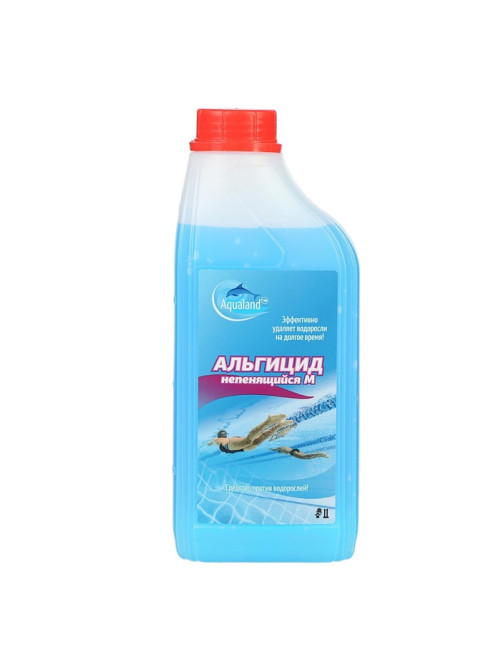 Средство для очистки воды в бассейне Aqualand, от водорослей, не пенящийся М, 1 л