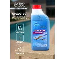 Средство для очистки воды в бассейне Aqualand, от водорослей, не пенящийся М, 1 л