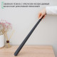 Ложка для обуви Доляна, с крючком, металлическая, 52×4 см, чёрная