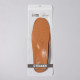 Стельки для обуви, амортизирующие, дышащие, с жёстким супинатором, р-р RU 40 (р-р Пр-ля 40), 26 см, пара, коричневые
