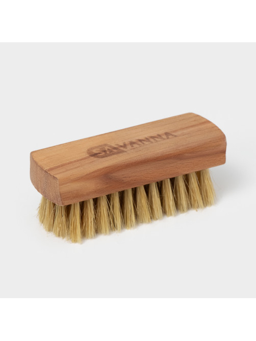 Щётка для обуви SAVANNA, 10×3.5 см, 59 пучков, натуральный волос