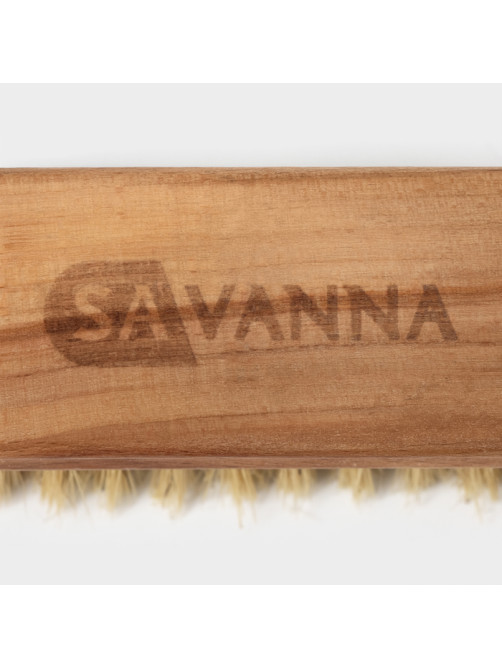 Щётка для обуви SAVANNA, 10×3.5 см, 59 пучков, натуральный волос