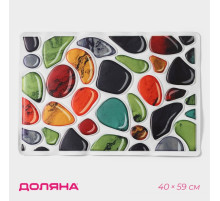 Коврик придверный Доляна «Минерал», 40×59 см
