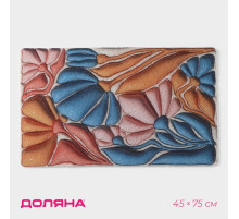 Коврик придверный Доляна, ПВХ, 45×75 см