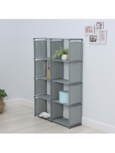 Стеллаж для хранения многофункциональный LaDо́m, 85×26×125 см, серый
