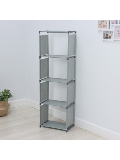 Стеллаж для хранения многофункциональный LaDо́m, 41×27×125 см, серый