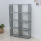 Стеллаж для хранения многофункциональный LaDо́m, 85×26×125 см, серый