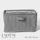 Органайзер для хранения белья LaDо́m, 9 ячеек, 25×33×16 см, серый
