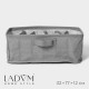 Органайзер для хранения белья LaDо́m, 6 ячеек, 32×17×12 см, серый