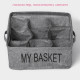 Органайзер для хранения белья Доляна Basket, 9 ячеек, 28×28×12 см, серый