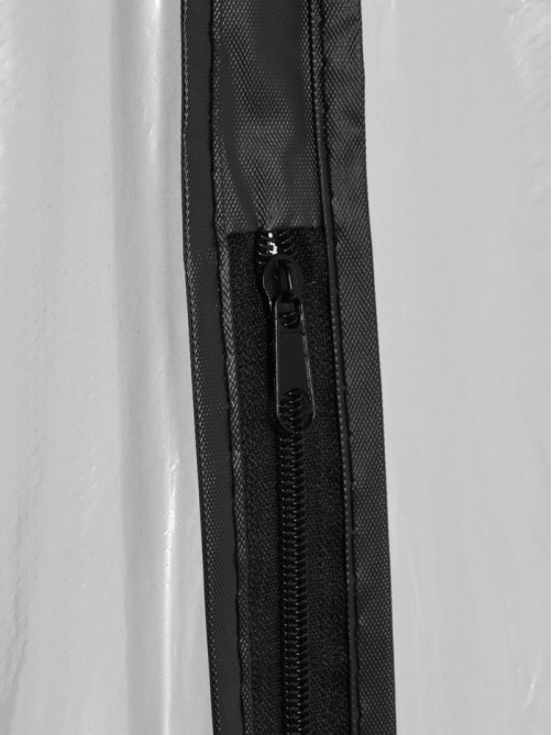Чехол для одежды Доляна, 60×137 см, прозрачный, серый