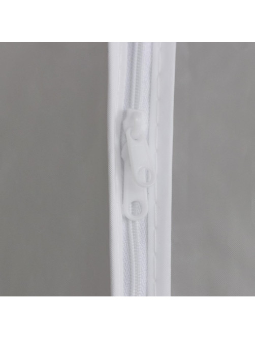 Чехол для одежды Доляна, плотный, объёмный, 60×90×30 см, белый