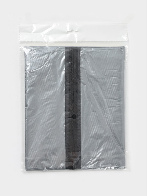 Чехол для одежды Доляна, 60×137 см, прозрачный, серый