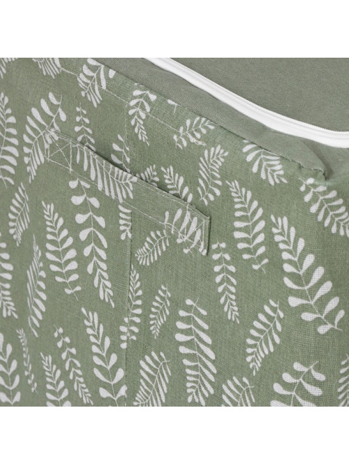 Кофр для хранения вещей Доляна Leaves, 50×40×33 см, 66 л, зелёный
