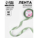 Лента атласная, 20 мм, 23±1 м, нежно-зелёная №65
