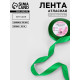 Лента атласная, 20 мм, 23±1 м, зелёная №19