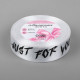 Лента атласная «Just for you», 25 мм, 23±1 м, белая №001