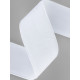 Лента бархатная, 25 мм, 18±1 м, белая №01
