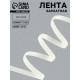 Лента бархатная, 6 мм, 18±1 м, молочная №04