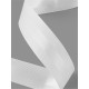 Лента декоративная, репсовая, атласная, 25 мм, 18±1 м, белая №001