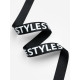 Лента репсовая «Style», 25 мм, 23±1 м, белая, чёрная