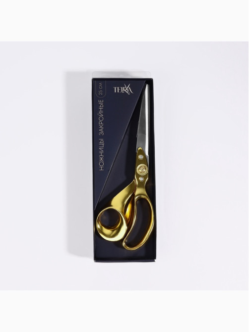 Ножницы закройные TEIRA, скошенное лезвие, 10