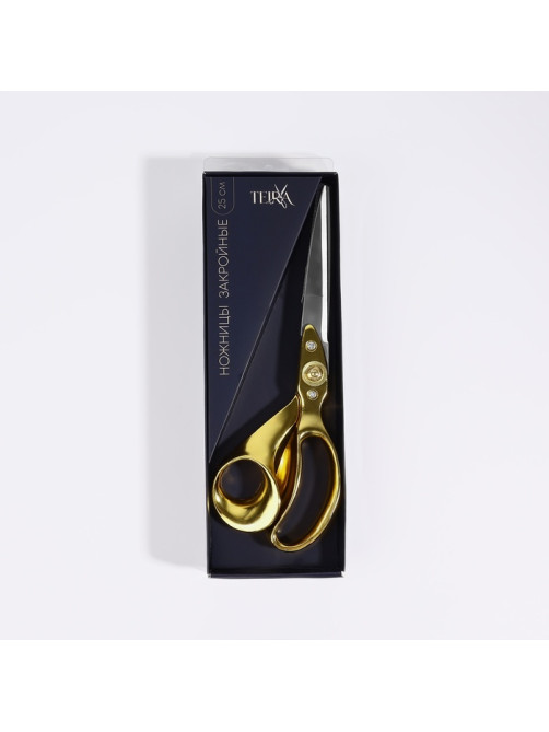Ножницы закройные TEIRA, скошенное лезвие, 10