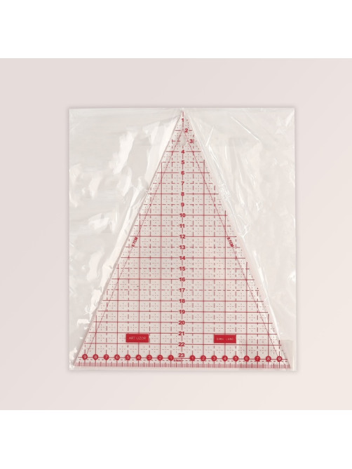 Линейка для пэчворка «Треугольник» 45°, 24×20 см, s=2.5 мм