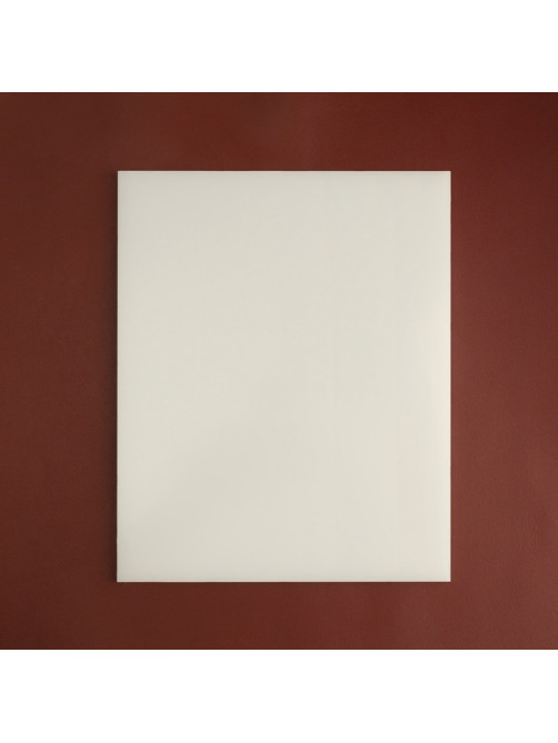 Плита для пробойников и работы с кожей, 24×19×0.5 см, белая