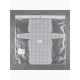 Канва-основа для вышивания сумки, пластиковая, 33.5×35.5 см, 2×2 мм, цвет белый