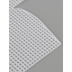 Канва-основа для вышивания сумки, пластиковая, 23×29 см, 1.5×1.5 мм, белая