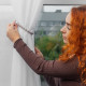 Подхват для штор «Бусы из бисера», d=1.3 см, 30 см, серый