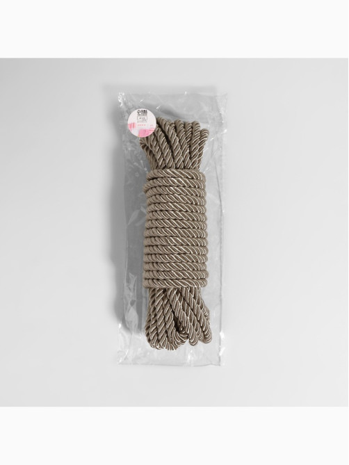 Шнур витой, d=8 мм, 10±1 м, светло-серый