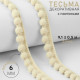 Тесьма декоративная с помпонами, 12±2 мм, 9.1±0.5 м, бежевая