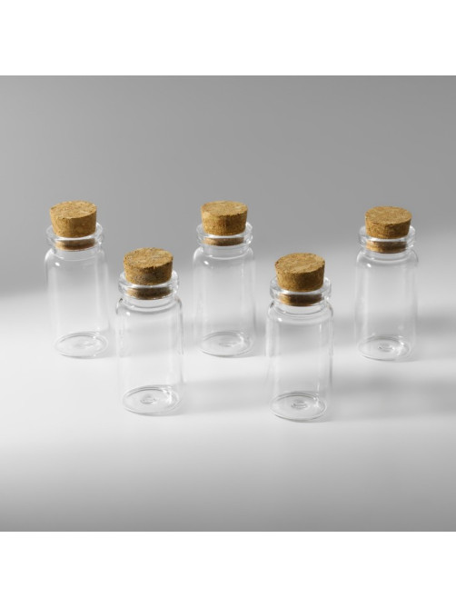 Баночки для хранения бисера, d=2×4 см, 5 шт.