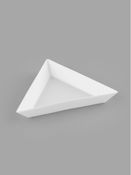 Контейнер для бисера, 7.3×6.5×1.2 см, белый