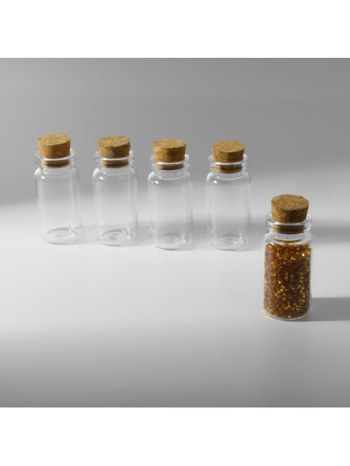 Баночки для хранения бисера, d=2×4 см, 5 шт.