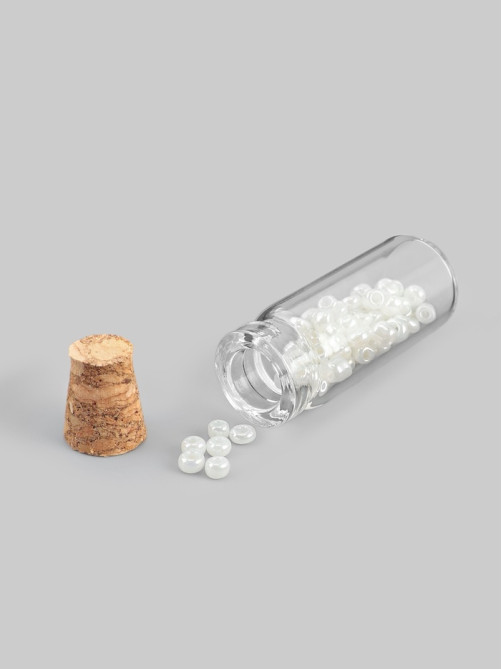 Баночки для хранения бисера, d=1.2×3 см, 10 шт.