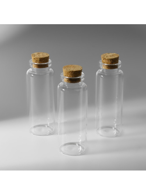 Баночки для хранения бисера, d=3×8 см, 3 шт.