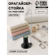 Органайзер-стойка для ниток, на подставке, 41×12×12 см, чёрный