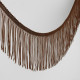 Тесьма декоративная «Бахрома», 10 см, 5±0.5 м, коричневая