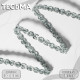 Тесьма декоративная, 6 мм, 10±1 м, цвет серебряный