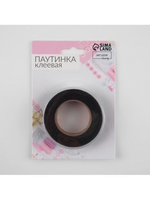 Паутинка клеевая, 15 мм, 15±1 м, чёрная