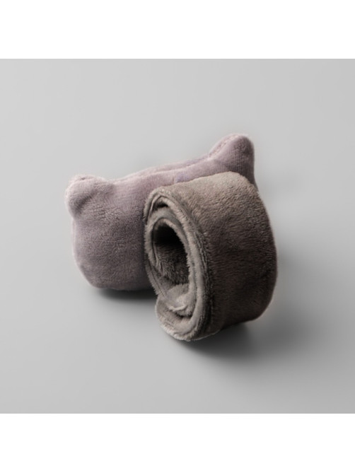 Игольница на браслете «Кошка», 23×6.5 см, серая