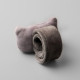 Игольница на браслете «Кошка», 23×6.5 см, серая